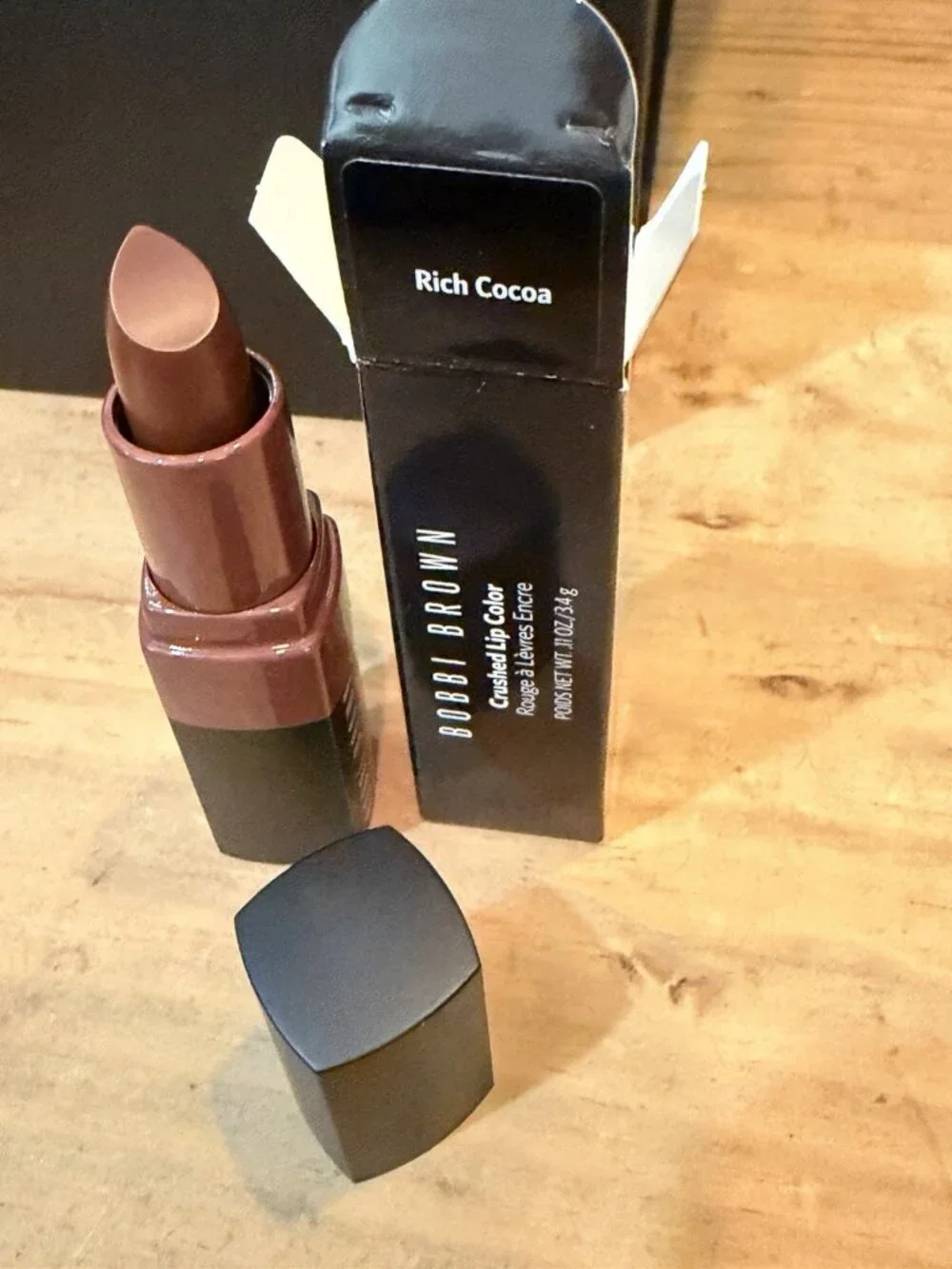 Bobbi Brown Crushed Lip Color Lipstick RICH COCOA Size 0.11 Oz. / 3.4 g New